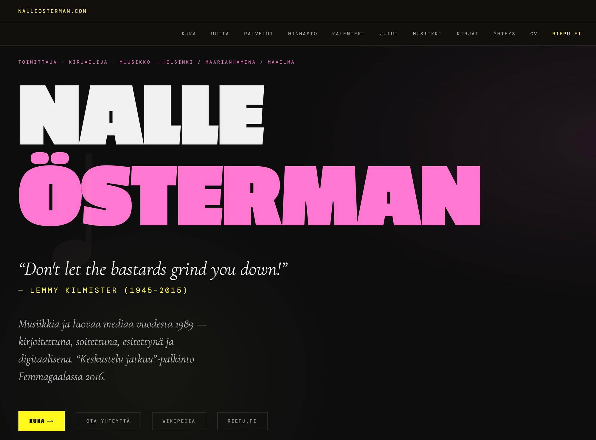 Nalleosterman.com on nyt auki!